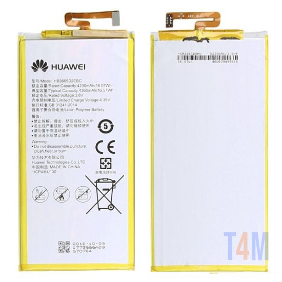 BATTERY HUAWEI P8 MAX HB3665D2EBC 4230MAH ORIGINAL